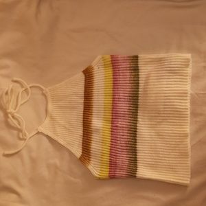 Knit Halter Crop Top